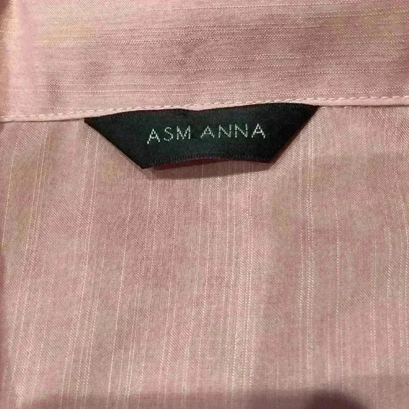 ASM Anna XS button down dusty pink blouse - Picture 2 of 6
